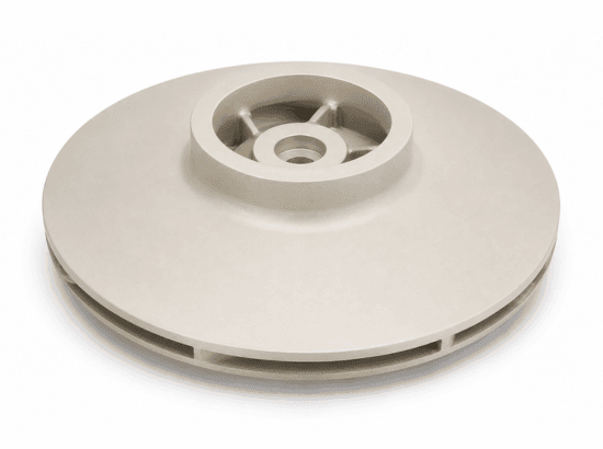 Ceramic core for internal cooling channels alongside the finished casting