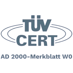TÜV NORD Systems AD 2000-Merkblatt W 0 certification logo