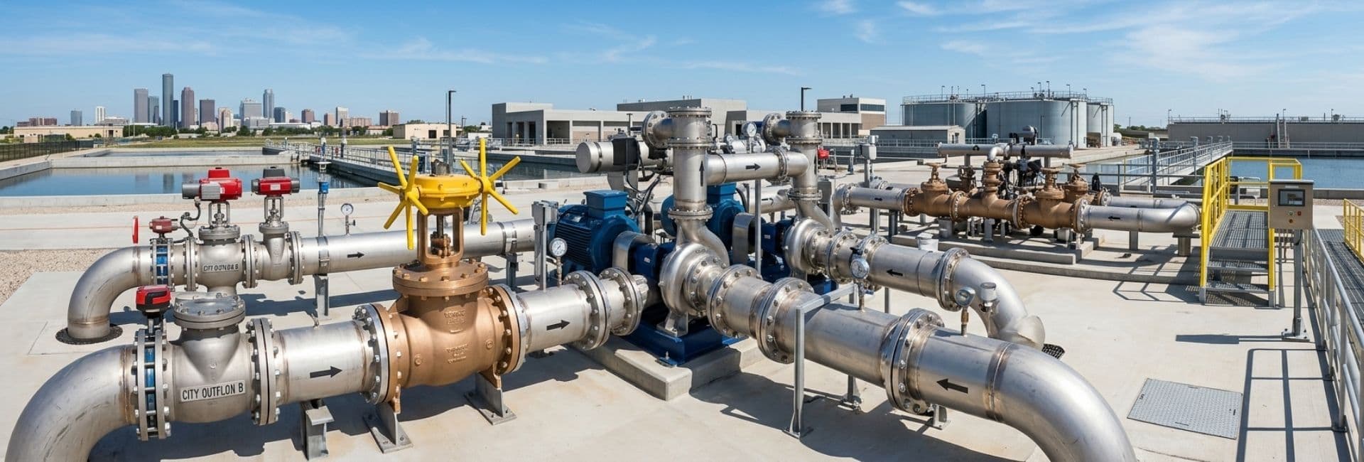 Pumps and valves casting components