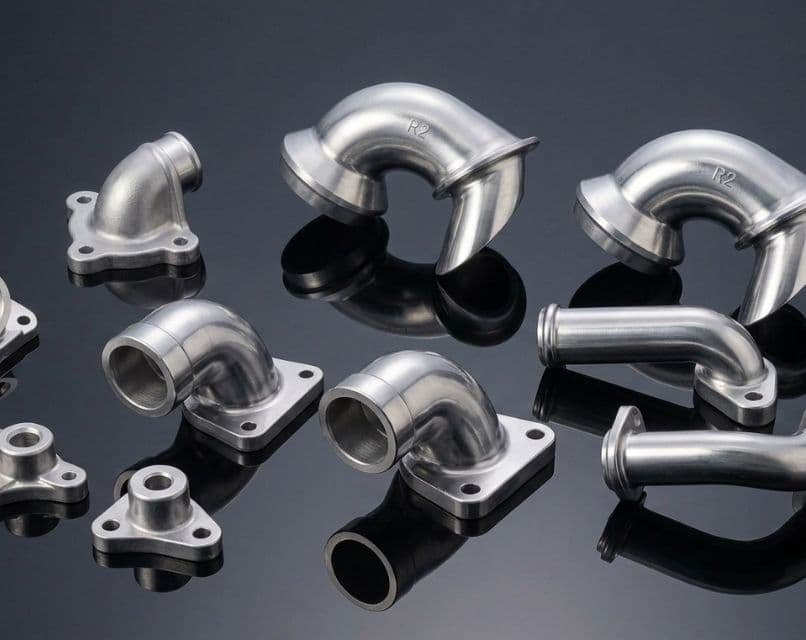 Heat-resistant EGR valve, cooler, and manifold housing castings