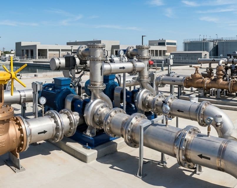Cast pump impellers and valve bodies for flow-control equipment