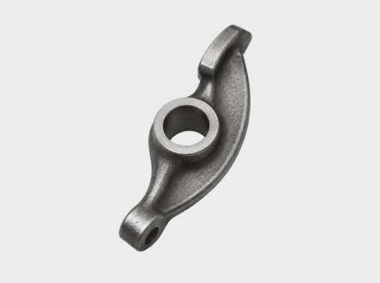 Rocker arm casting for engine valve train